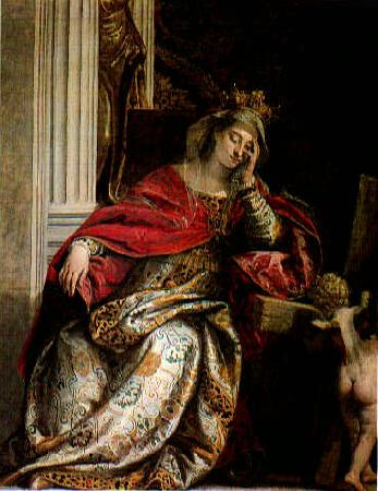 VERONESE (Paolo Caliari) The Vision of Saint Helena oil painting image